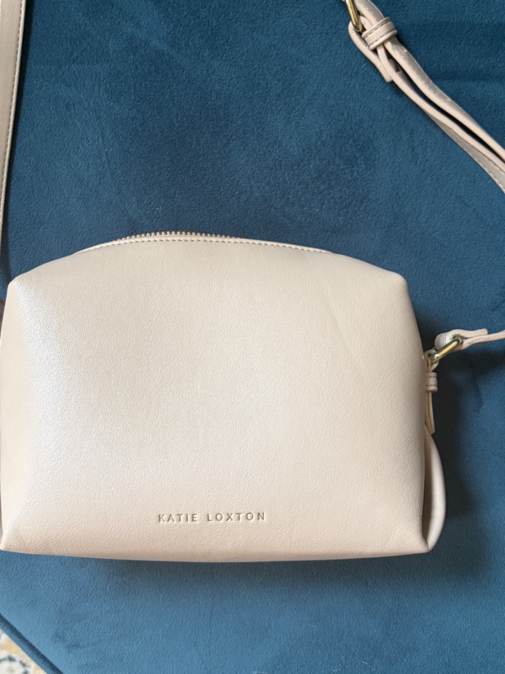 Katie Loxton "Lily" Crossbody Bag in Light Taupe, EUC - Picture 3 of 5